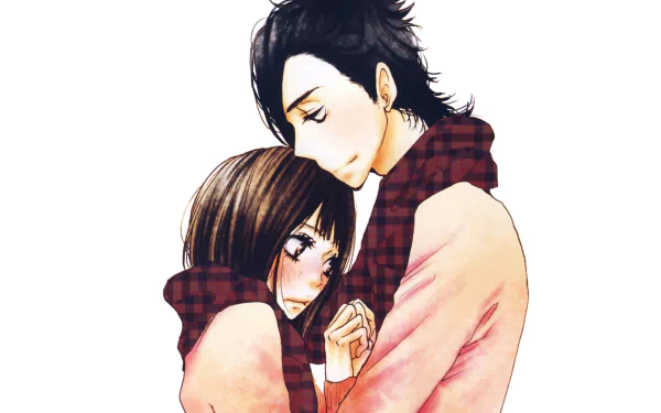 Mei Tachibana Yamato Kurosawa Anime Say 'I Love You' HD Desktop Wallpaper | Background Image
