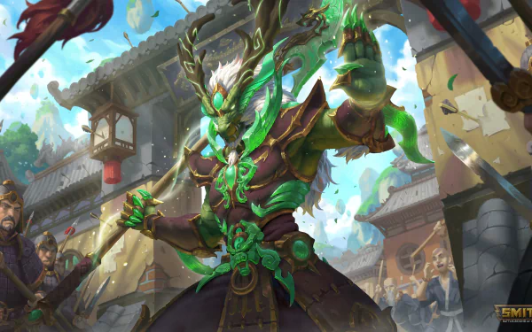 Set (Smite) video game Smite HD Desktop Wallpaper | Background Image