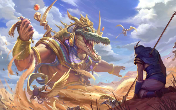 Sobek (Smite) video game Smite HD Desktop Wallpaper | Background Image