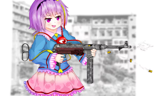 Satori Komeiji Anime Touhou HD Desktop Wallpaper | Background Image