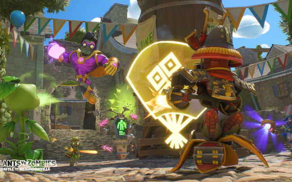 Plants Vs. Zombies video game Plants vs. Zombies: Battle for Neighborville HD Desktop Wallpaper | Background Image