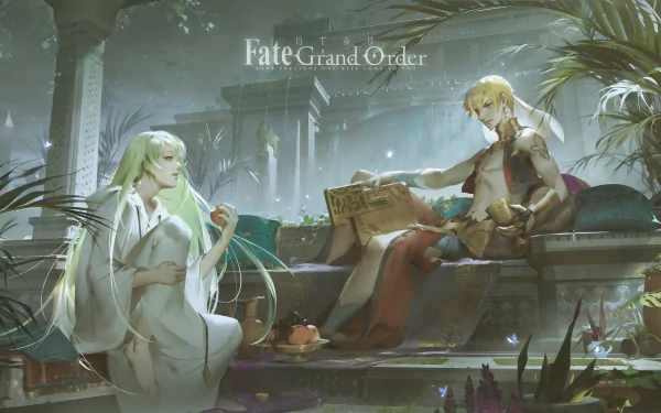 Enkidu (Fate/Grand Order) Gilgamesh (Fate Series) Anime Fate/Grand Order HD Desktop Wallpaper | Background Image