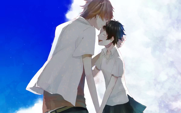 Makoto Konno Chiaki Mamiya Anime The Girl Who Leapt Through Time HD Desktop Wallpaper | Background Image