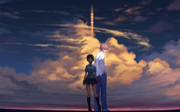 Anime The Girl Who Leapt Through Time Makoto Konno Chiaki Mamiya HD Wallpaper | Background Image