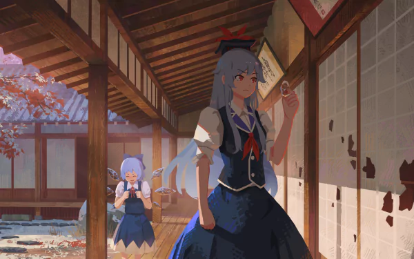 Keine Kamishirasawa Cirno (Touhou) Anime Touhou HD Desktop Wallpaper | Background Image