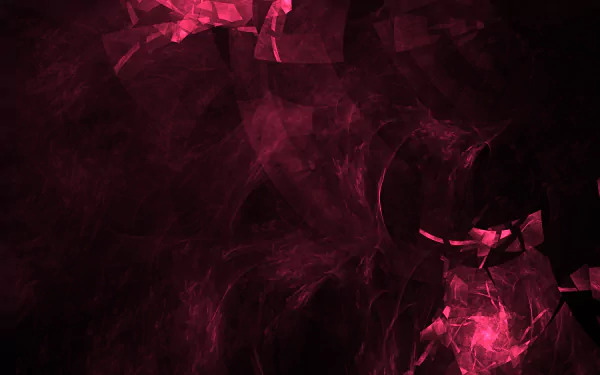 Abstract pink digital art with dynamic fractal shapes and dark background, designed as a 4K Ultra HD PC desktop wallpaper and background.