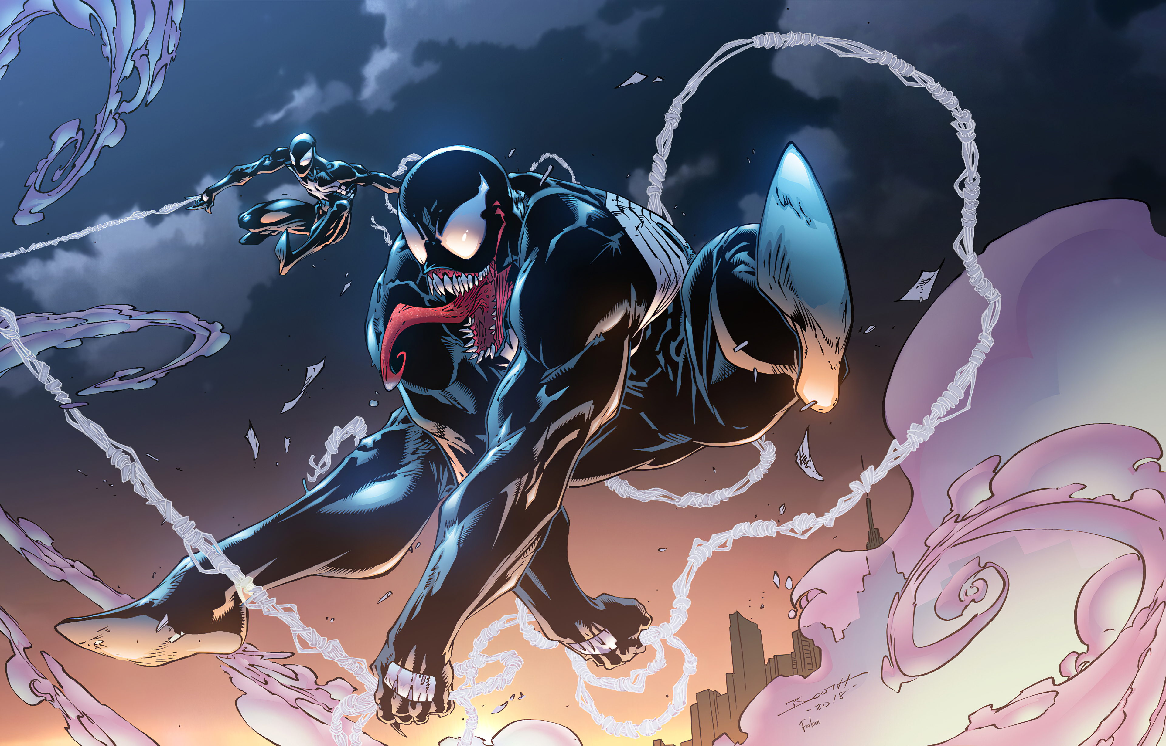 Веном паук комикс. Веном Марвел. Спайдер Веном. Симбиот Веном. Spider man Symbiote.