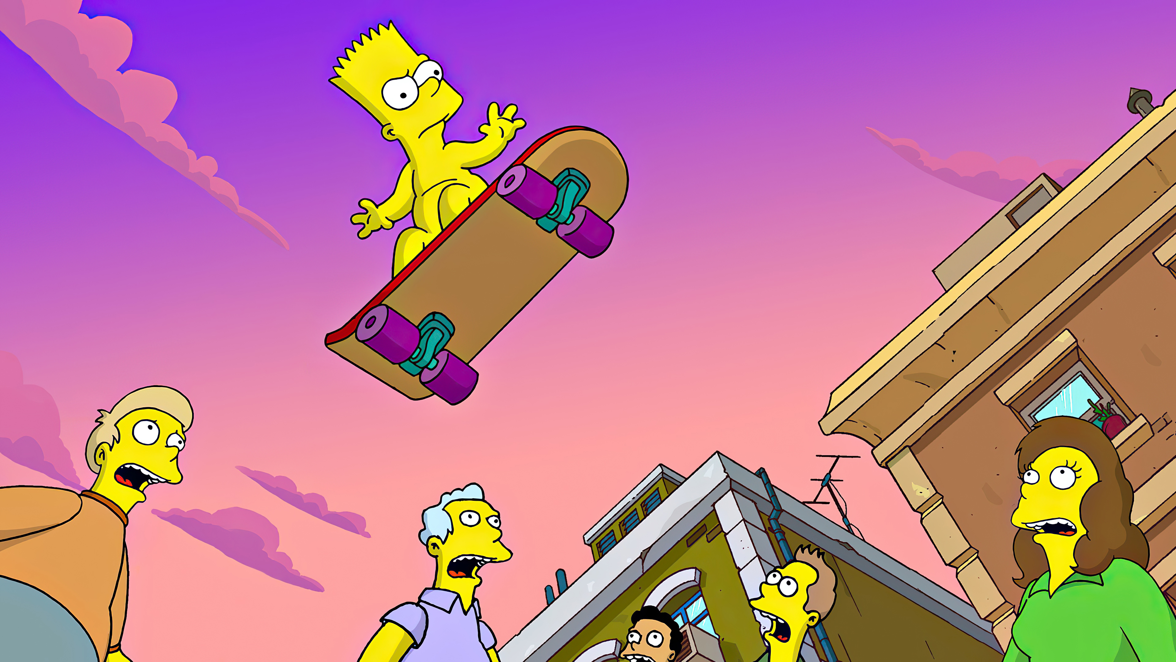Bart Simpsons Hintergrund.