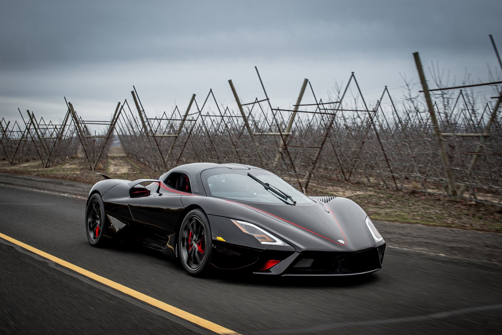 Download Supercar Black Car Car Vehicle SSC Tuatara 4k Ultra HD Wallpaper
