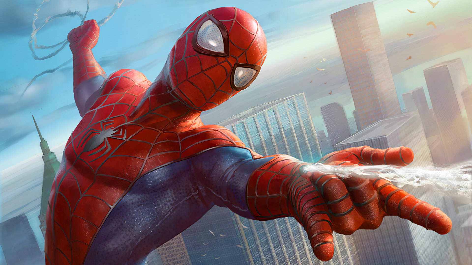 Download Comic Spider Man HD Wallpaper by Javier Charro