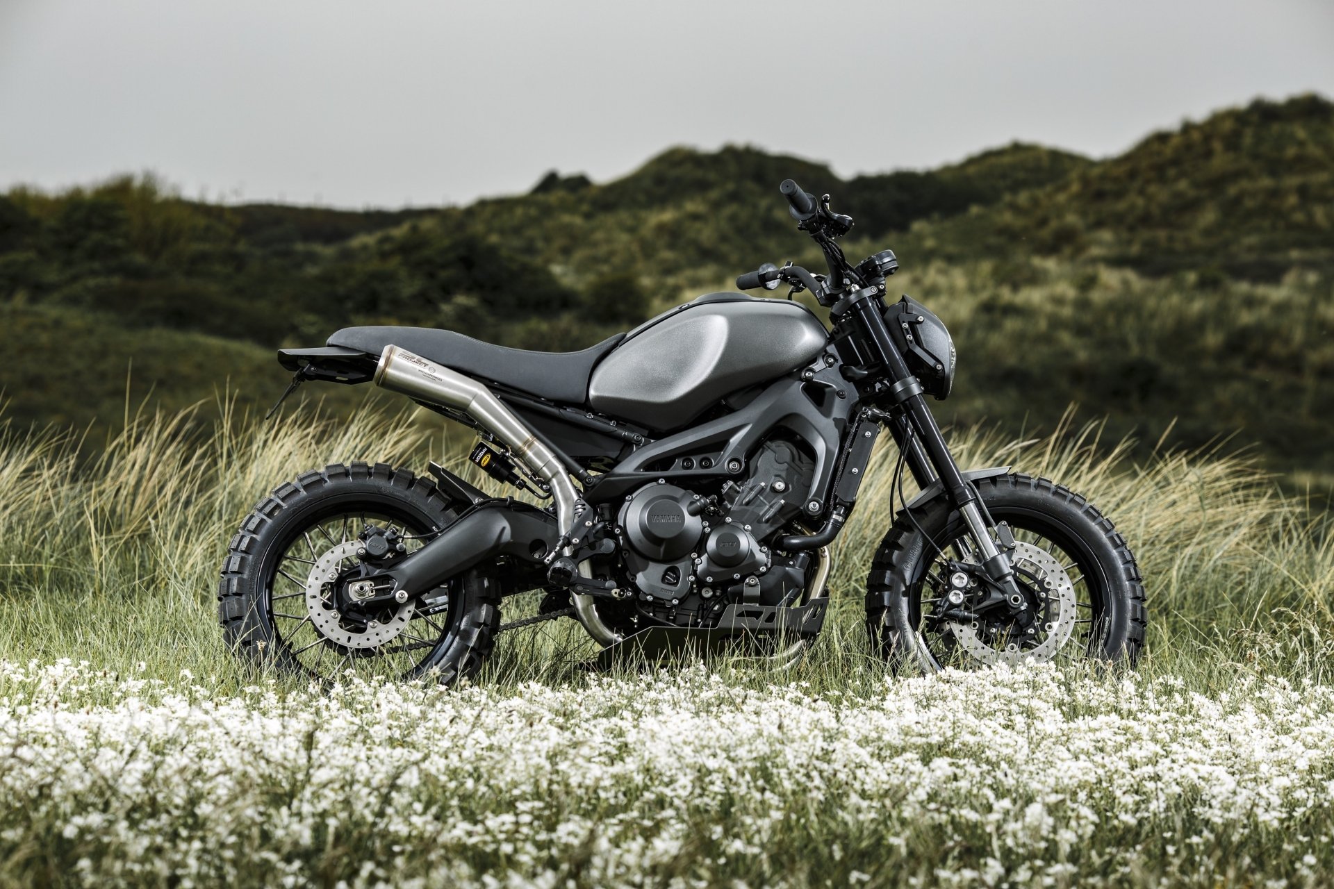 Download Motorcycle Yamaha Vehicle Yamaha XSR900 4k Ultra HD Wallpaper