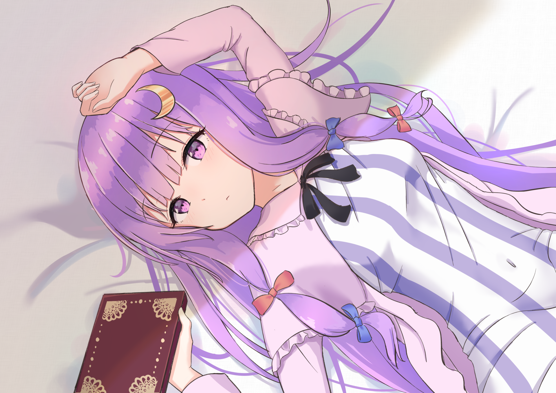 Download Patchouli Knowledge Anime Touhou HD Wallpaper by MarineSnow