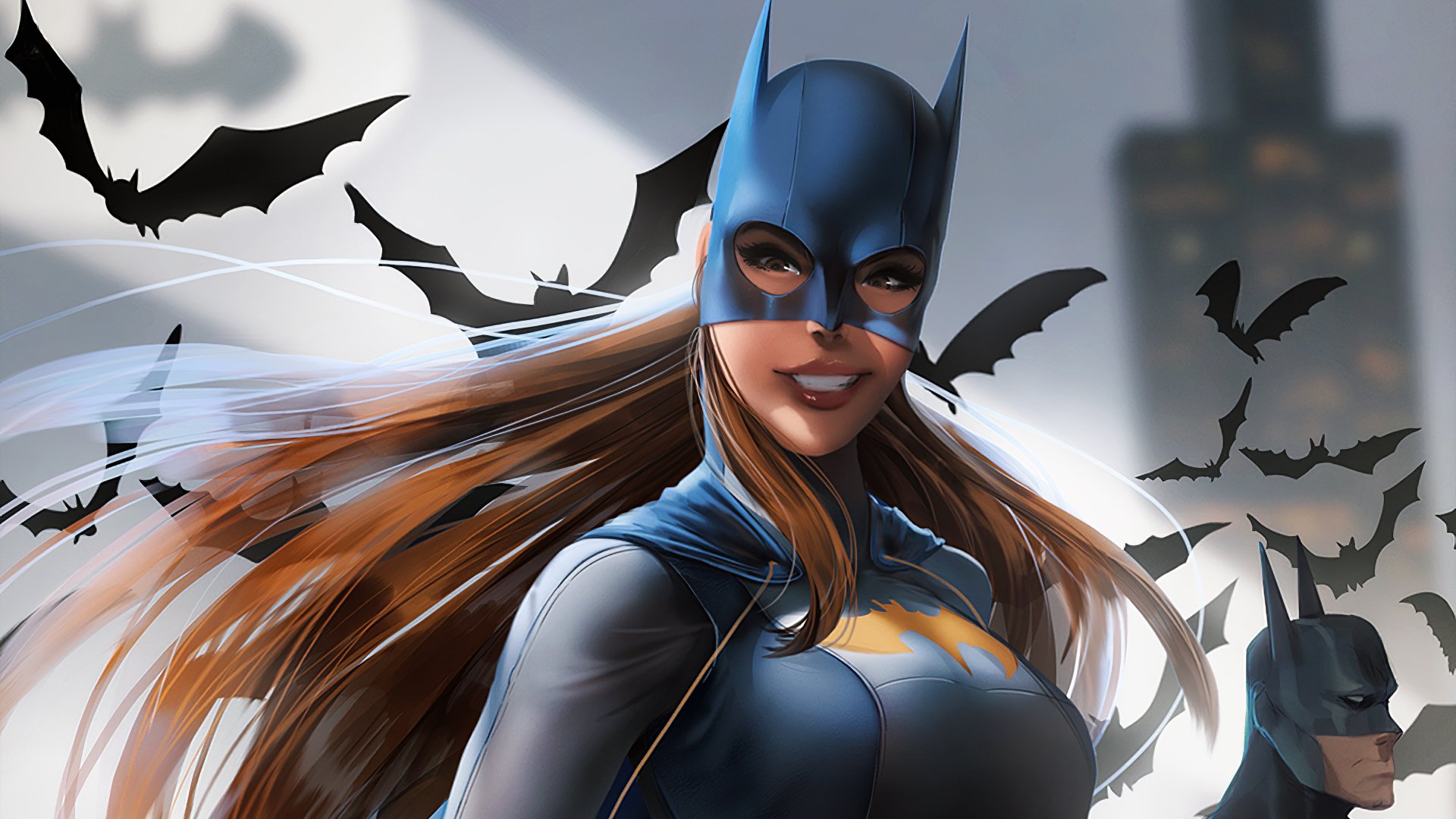 Download Brown Hair DC Comics Comic Batgirl HD Wallpaper by JohnnyAzad