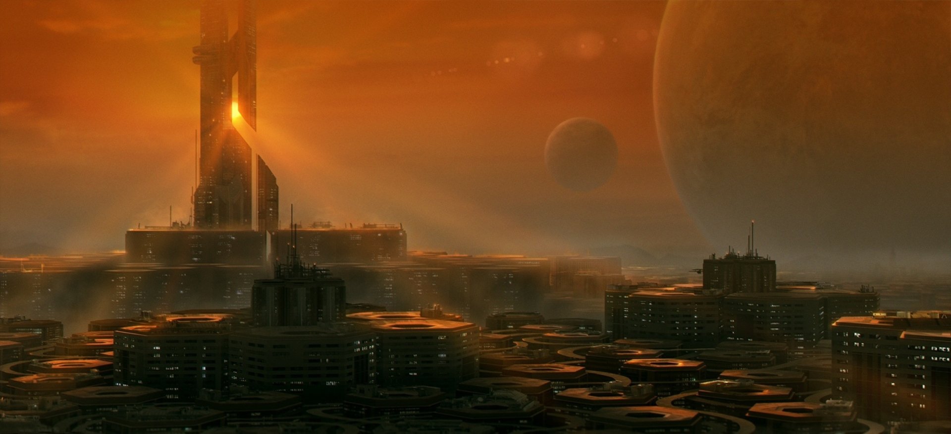 Download Sci Fi City Sci Fi City HD Wallpaper
