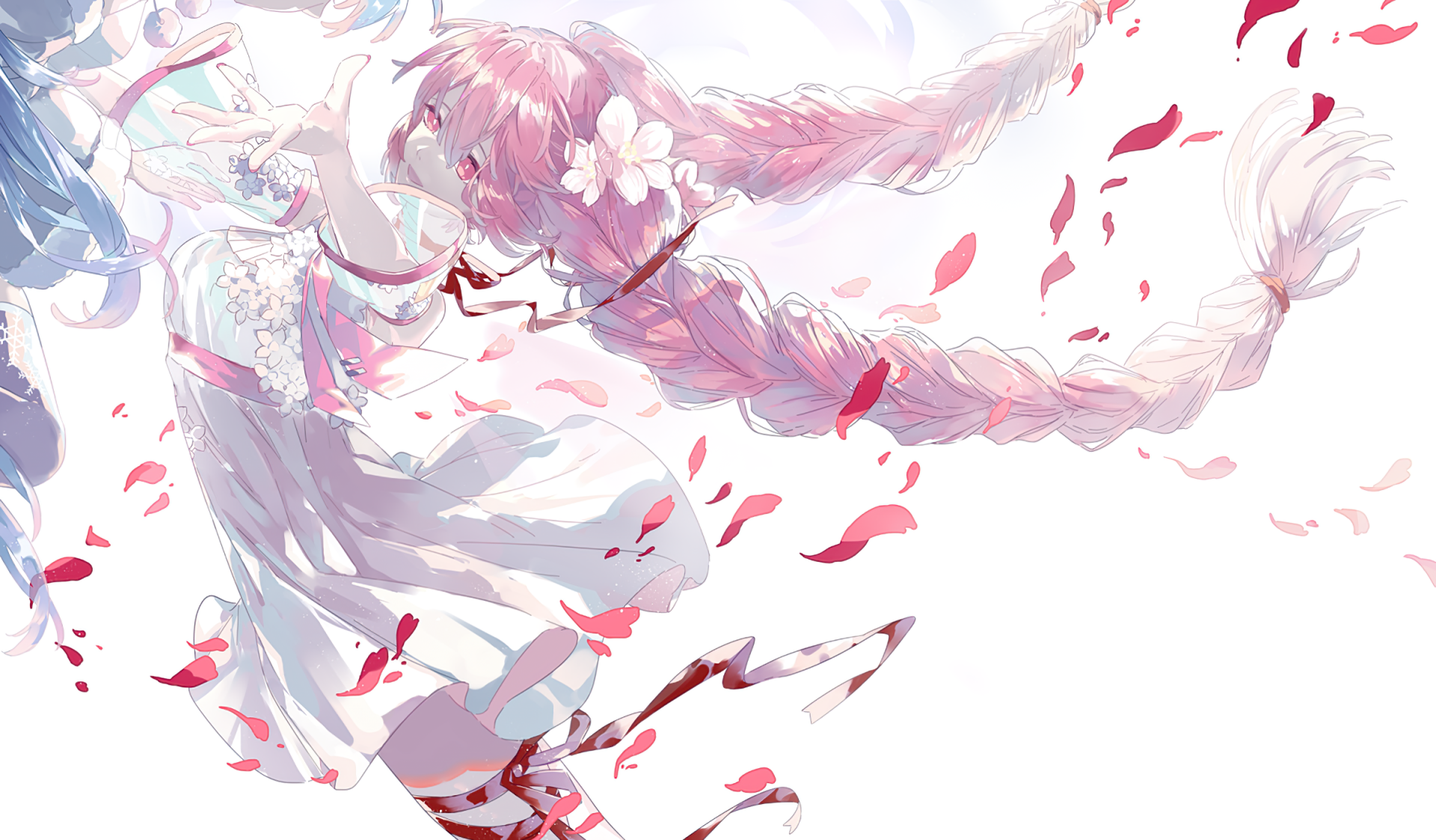 Download Sakura Miku Anime Vocaloid HD Wallpaper by ORIICHI