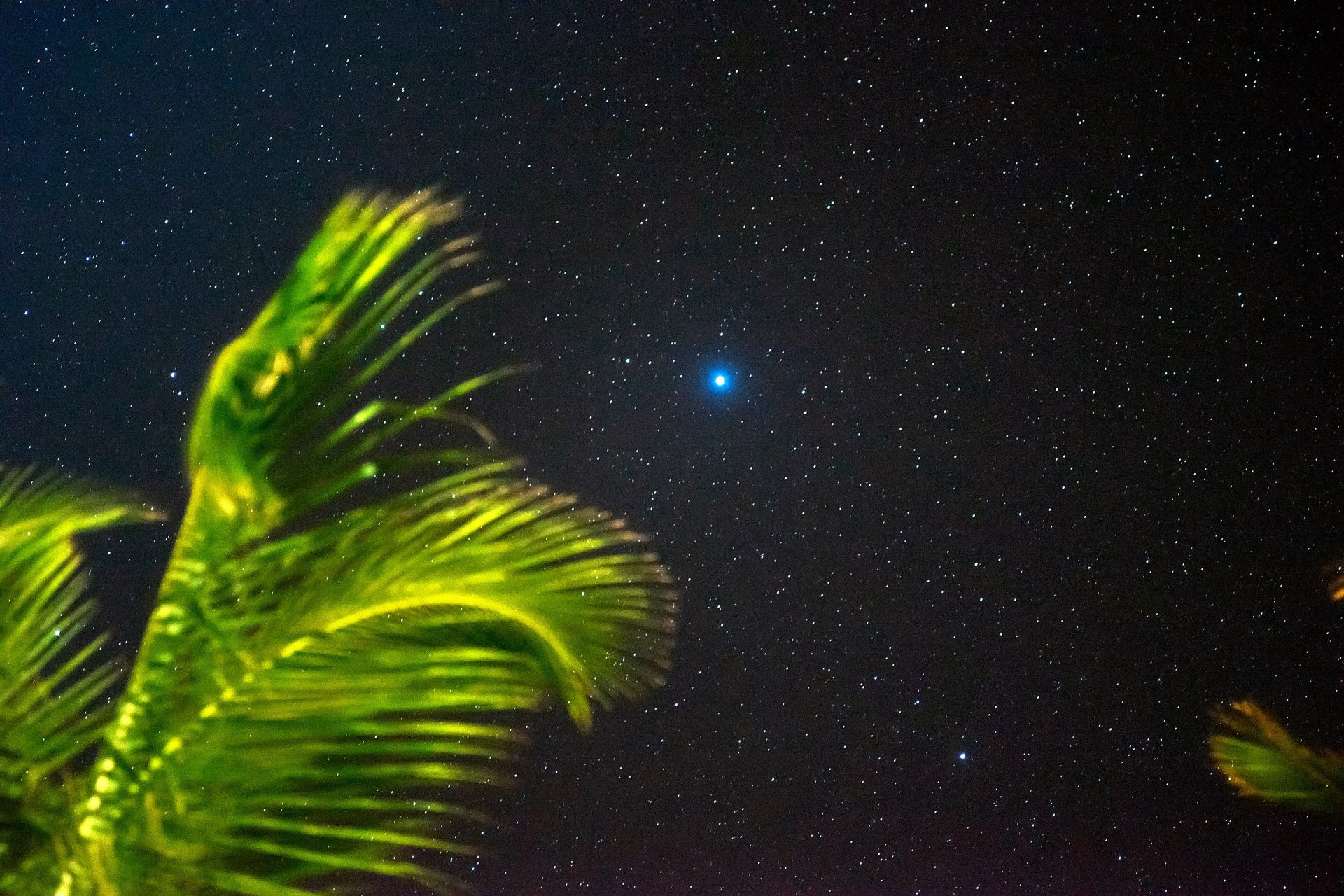 Stars in Milky Way above Mauritius by Dragisa Braunovic