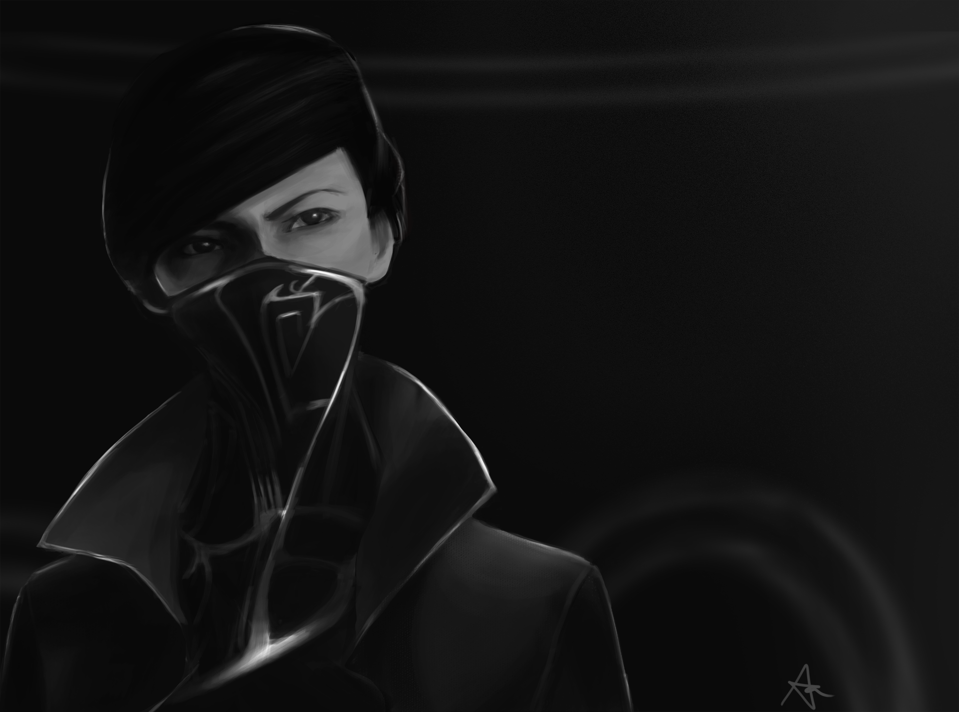 Download Emily Kaldwin Video Game Dishonored 2 4k Ultra HD Wallpaper by inkbrushed