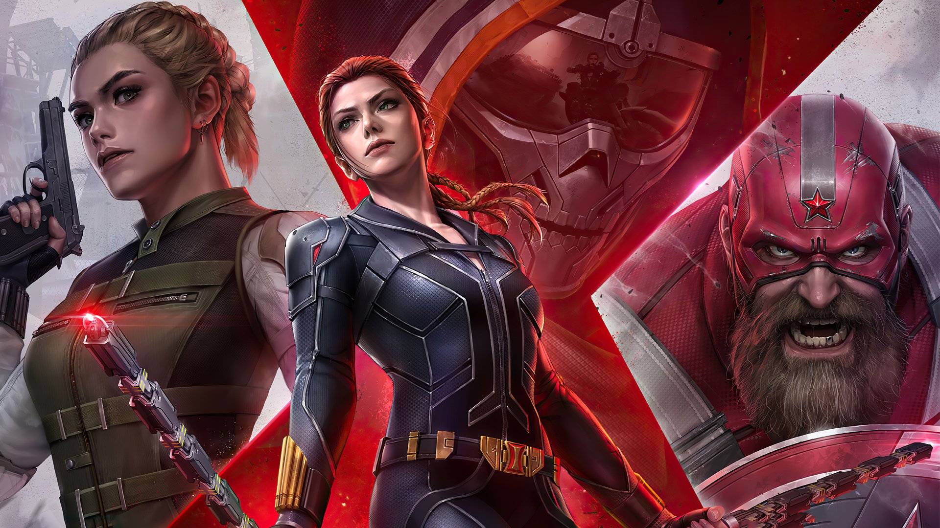 Download Black Widow Red Guardian (Marvel Comics) Taskmaster (Marvel Comics) Yelena Belova Movie 4k Ultra HD Wallpaper by nixell cho
