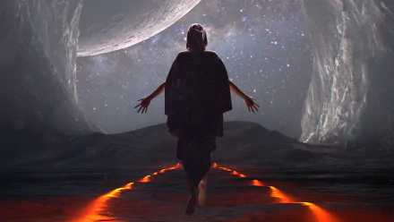 space Sci Fi woman HD Desktop Wallpaper | Background Image