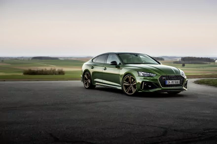 green car car Audi Audi RS5 Sportback vehicle Audi RS5 HD Desktop Wallpaper | Background Image