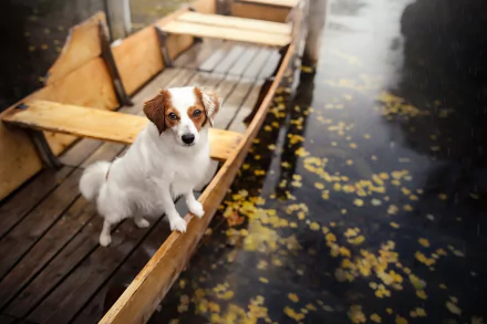 dog boat Animal Kooikerhondje HD Desktop Wallpaper | Background Image