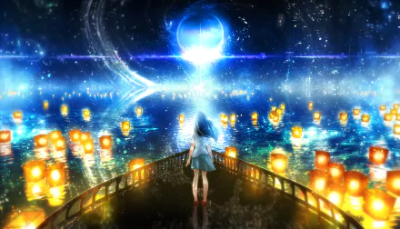 lantern Anime Original HD Desktop Wallpaper | Background Image