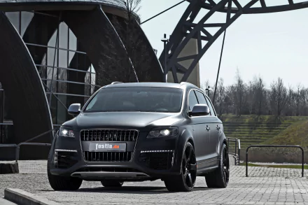 SUV black car car Audi vehicle Audi Q7 HD Desktop Wallpaper | Background Image