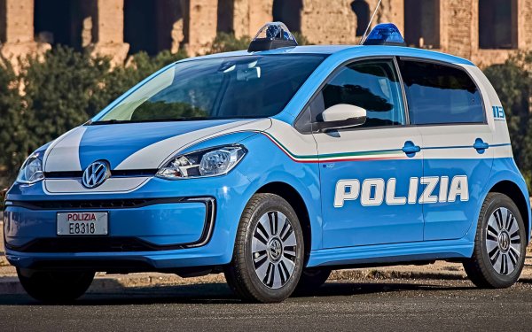 Vehicles Volkswagen e-up! Volkswagen Volkswagen e-up! Polizia HD Wallpaper | Background Image