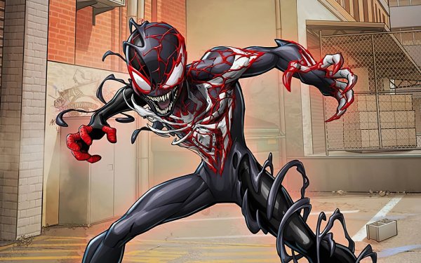 Comics Crossover Venom Miles Morales Spider-Man HD Wallpaper | Background Image