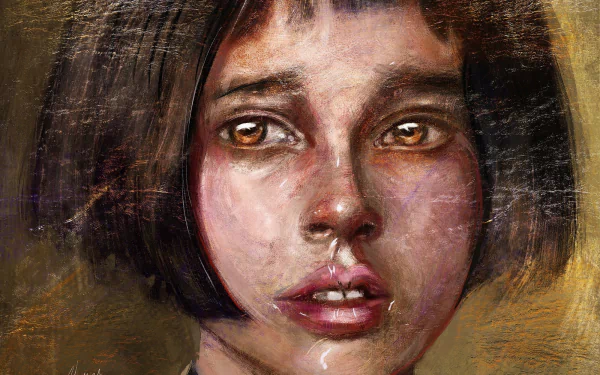 Mathilda (Leon: The Professional) face movie Leon: The Professional HD Desktop Wallpaper | Background Image