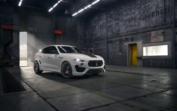 SUV white car car Maserati vehicle Maserati Levante HD Desktop Wallpaper | Background Image