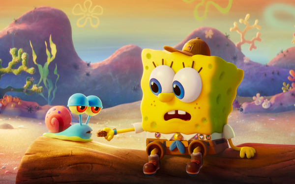 Movie The SpongeBob Movie: Sponge on the Run SpongeBob SquarePants Snail HD Wallpaper | Background Image
