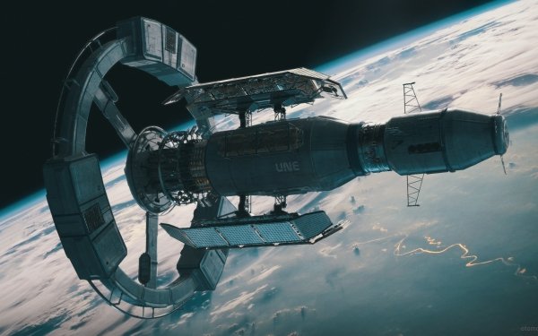 Sci Fi Space Station Space Orbit HD Wallpaper | Background Image