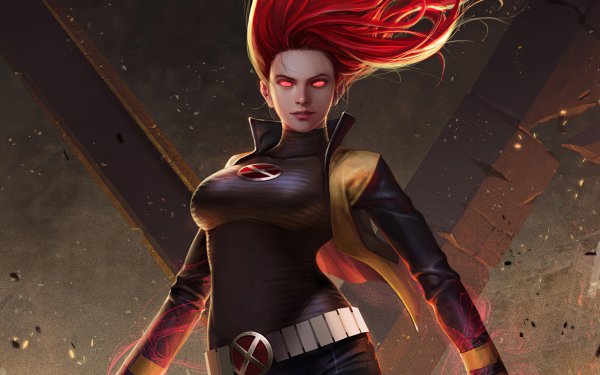 Comics Phoenix X-Men Red Hair Jean Grey HD Wallpaper | Background Image