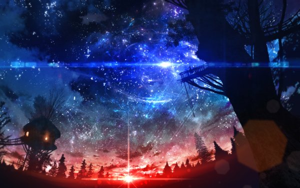 Anime Original Stars HD Wallpaper | Background Image
