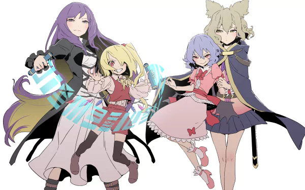 Remilia Scarlet Flandre Scarlet Toyosatomimi no Miko Byakuren Hijiri Anime Touhou HD Desktop Wallpaper | Background Image