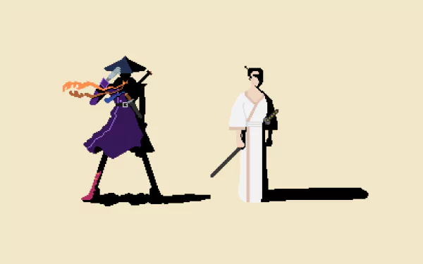 pixel art TV Show Samurai Jack HD Desktop Wallpaper | Background Image