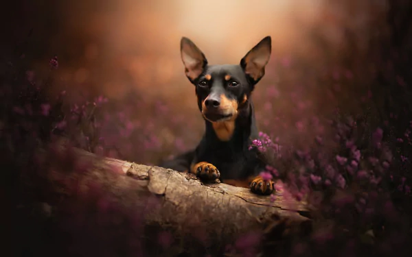 miniature pinscher baby animal dog Animal puppy HD Desktop Wallpaper | Background Image
