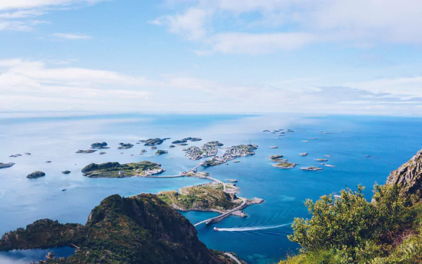 Henningsvær Village, Lofoten, Norway by Martine Jacobsen