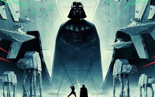 Películas Star Wars Episodio V: El Imperio Contraataca La Guerra de las Galaxias Luke Skywalker Darth Vader AT-AT Walker Sith Fondo de pantalla HD | Fondo de Escritorio