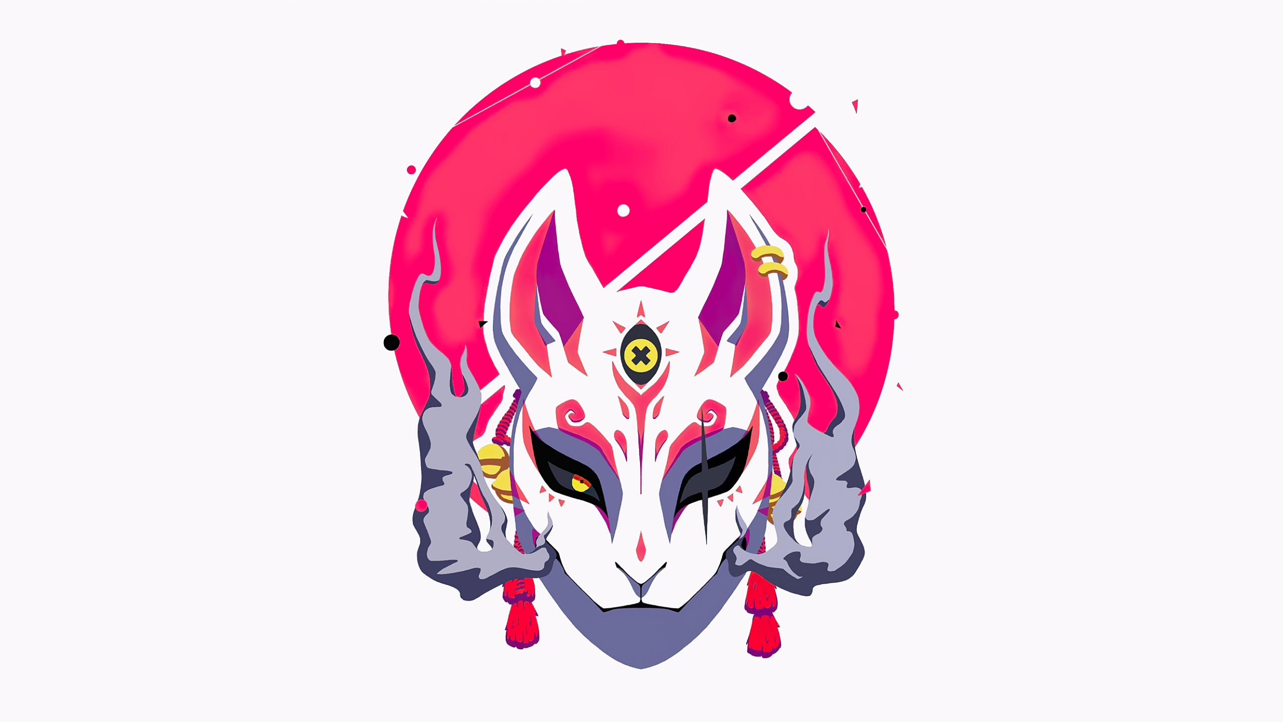 Kitsune Mask by callum clementson