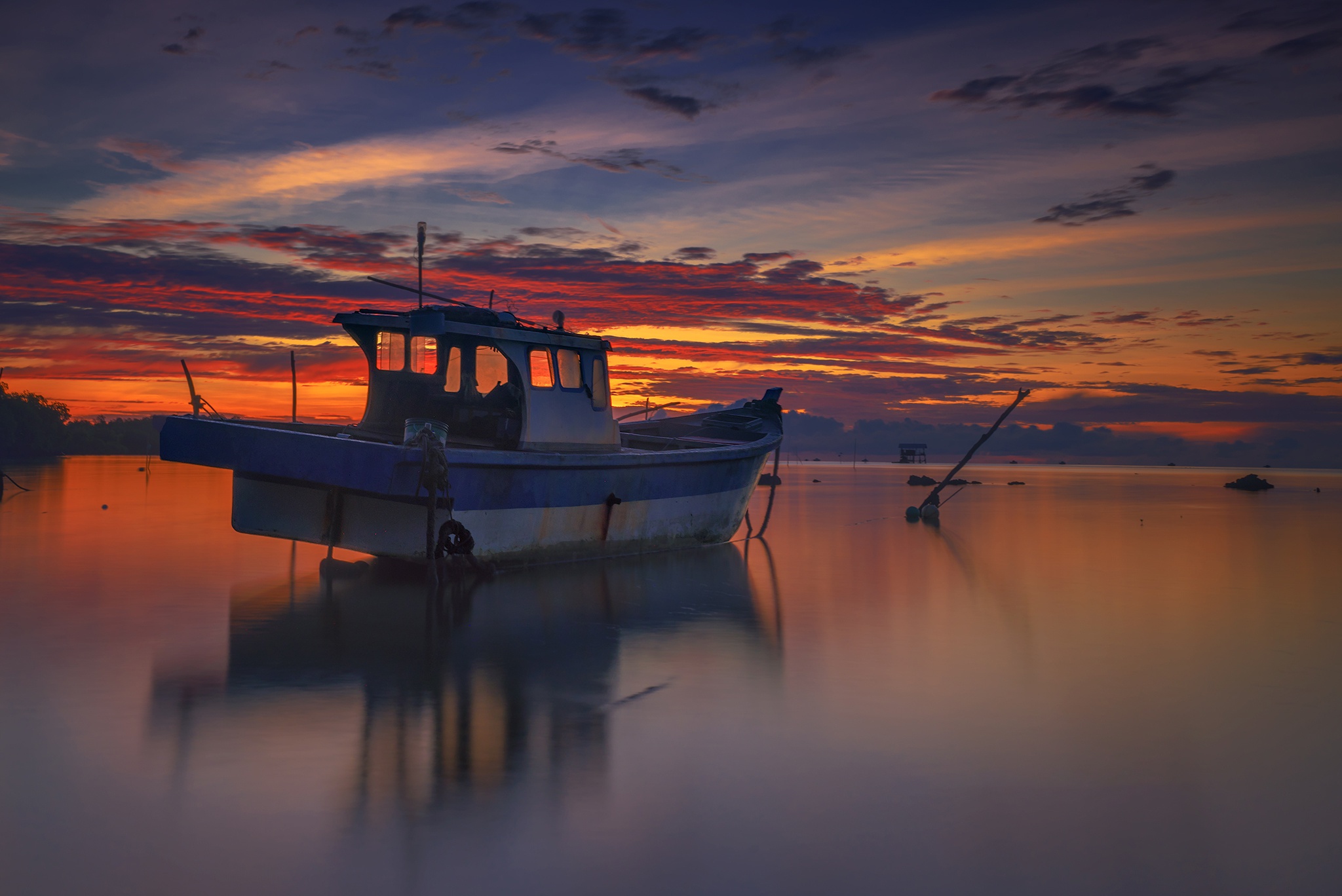 HD desktop wallpaper: Vehicles, Fishing Boat download free picture