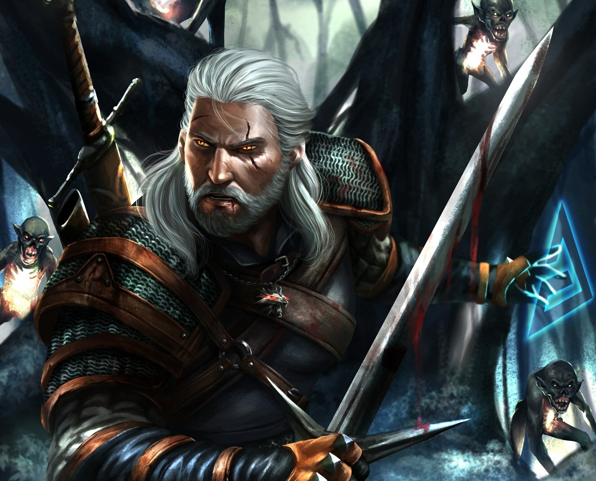 Download Sword Warrior Geralt Of Rivia Video Game The Witcher 3: Wild ...