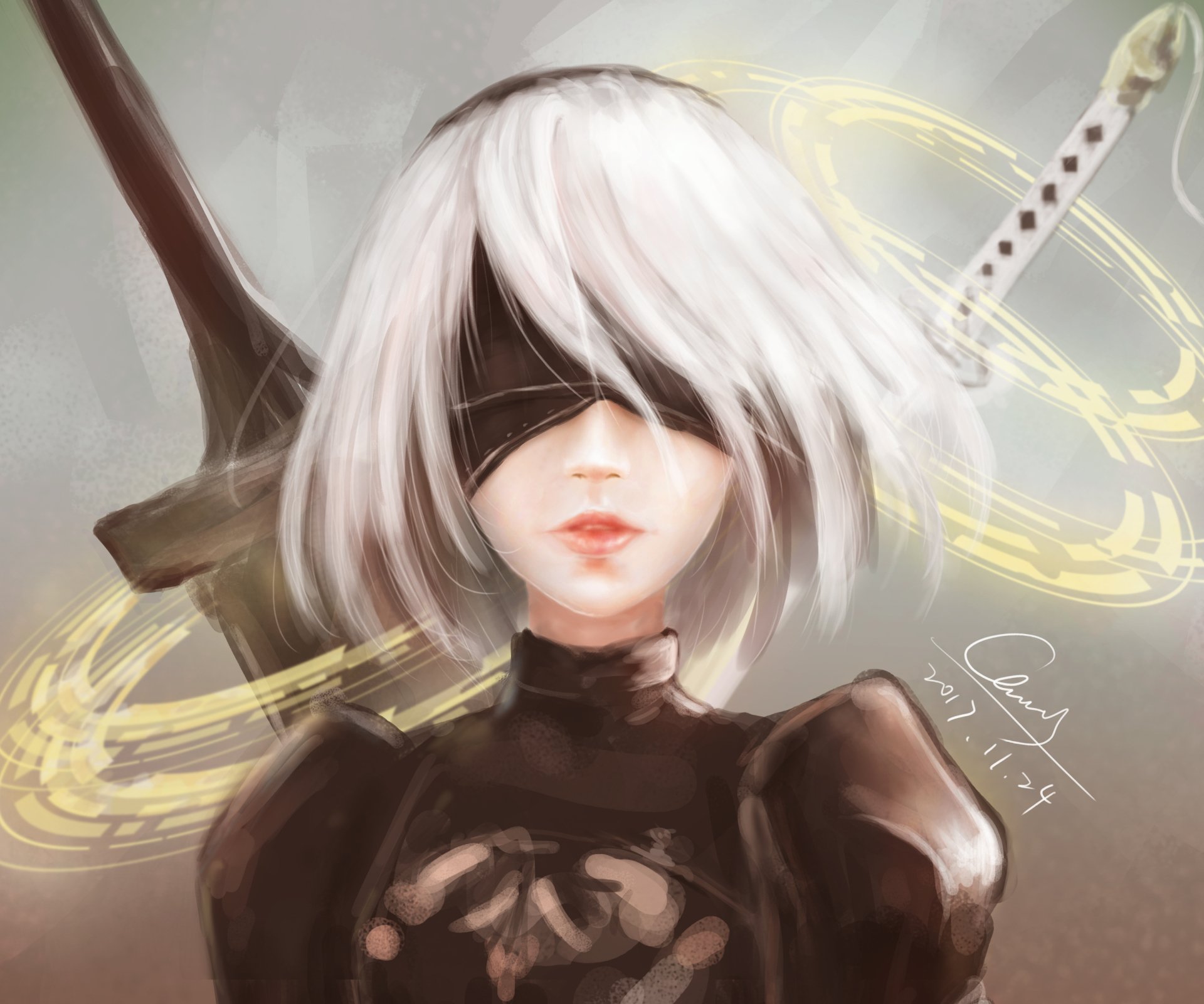 Download Yorha No.2 Type B Video Game Nier: Automata Hd Wallpaper By 