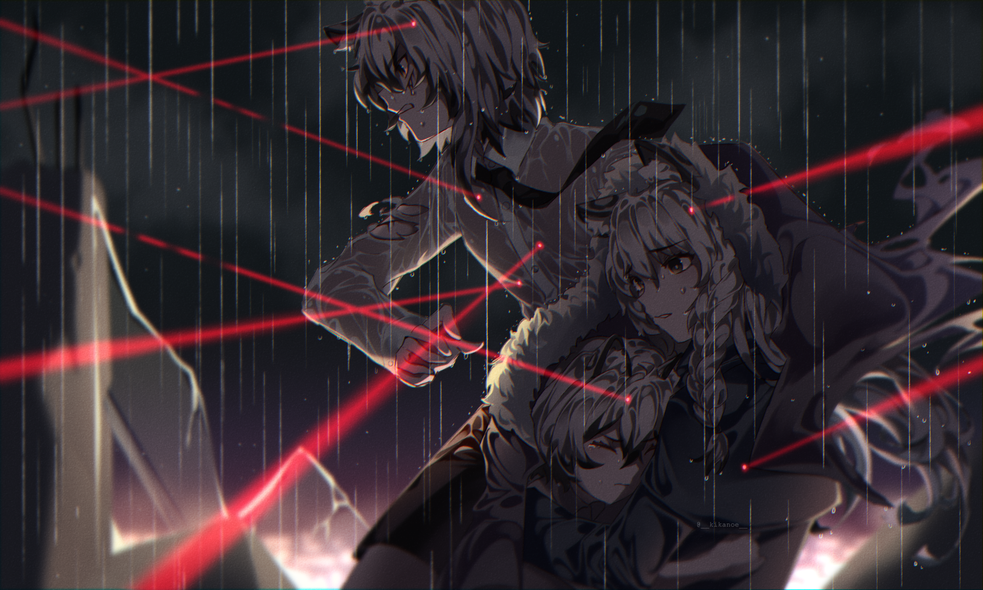 Download SilverAsh (Arknights) Pramanix (Arknights) Cliffheart (Arknights) Video Game Arknights HD Wallpaper by きかん