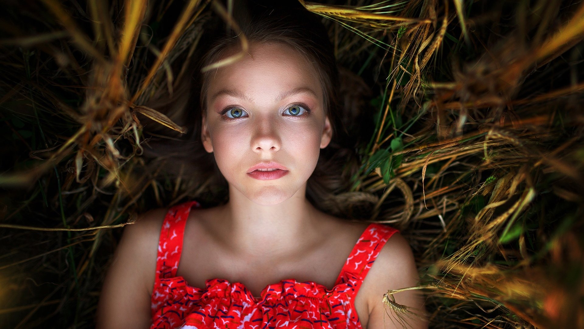 Download Ksenia Sabelnikova Woman Face HD Wallpaper by Renat Fotov