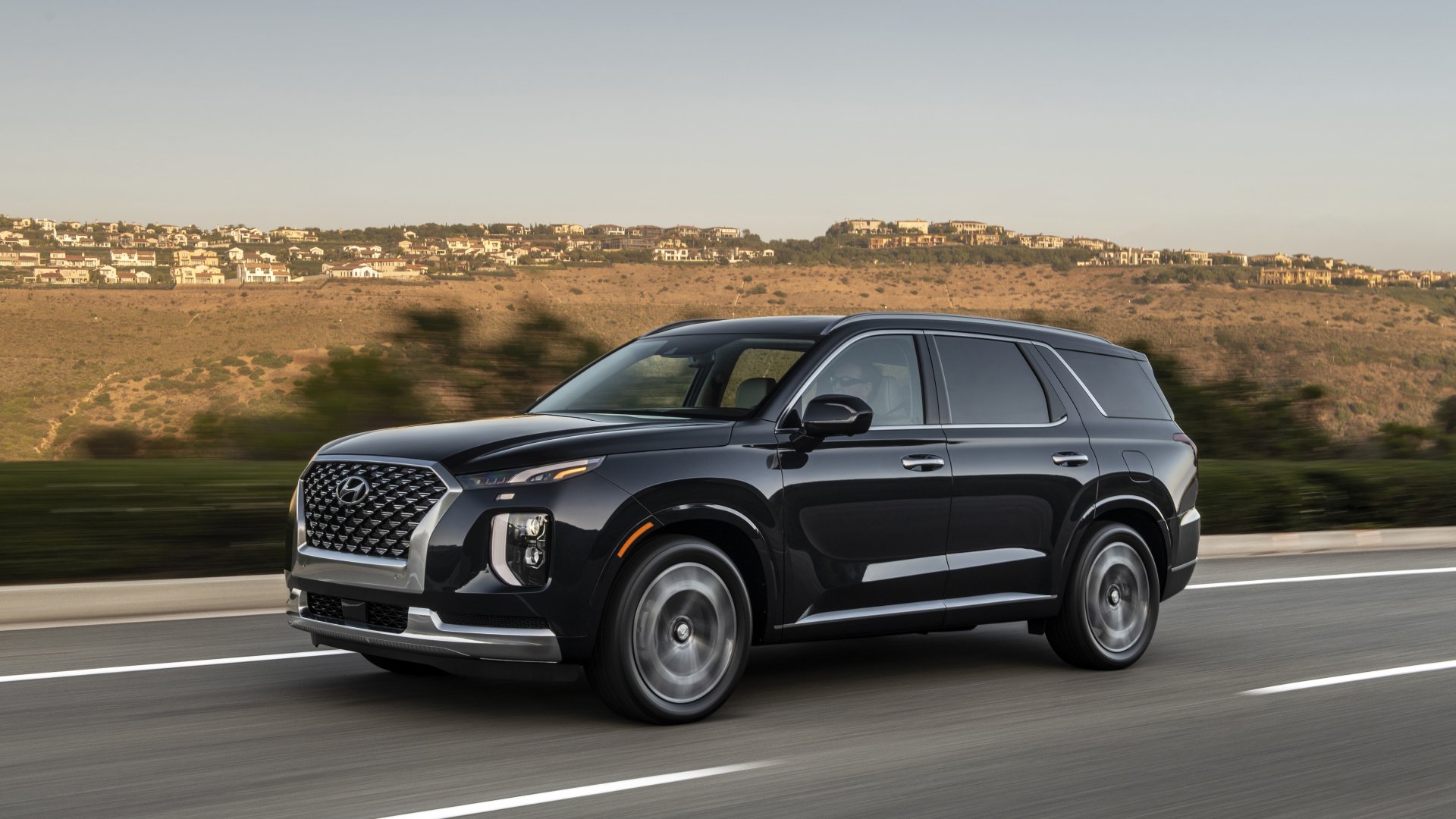 Download SUV Black Car Car Hyundai Vehicle Hyundai Palisade 4k Ultra HD Wallpaper