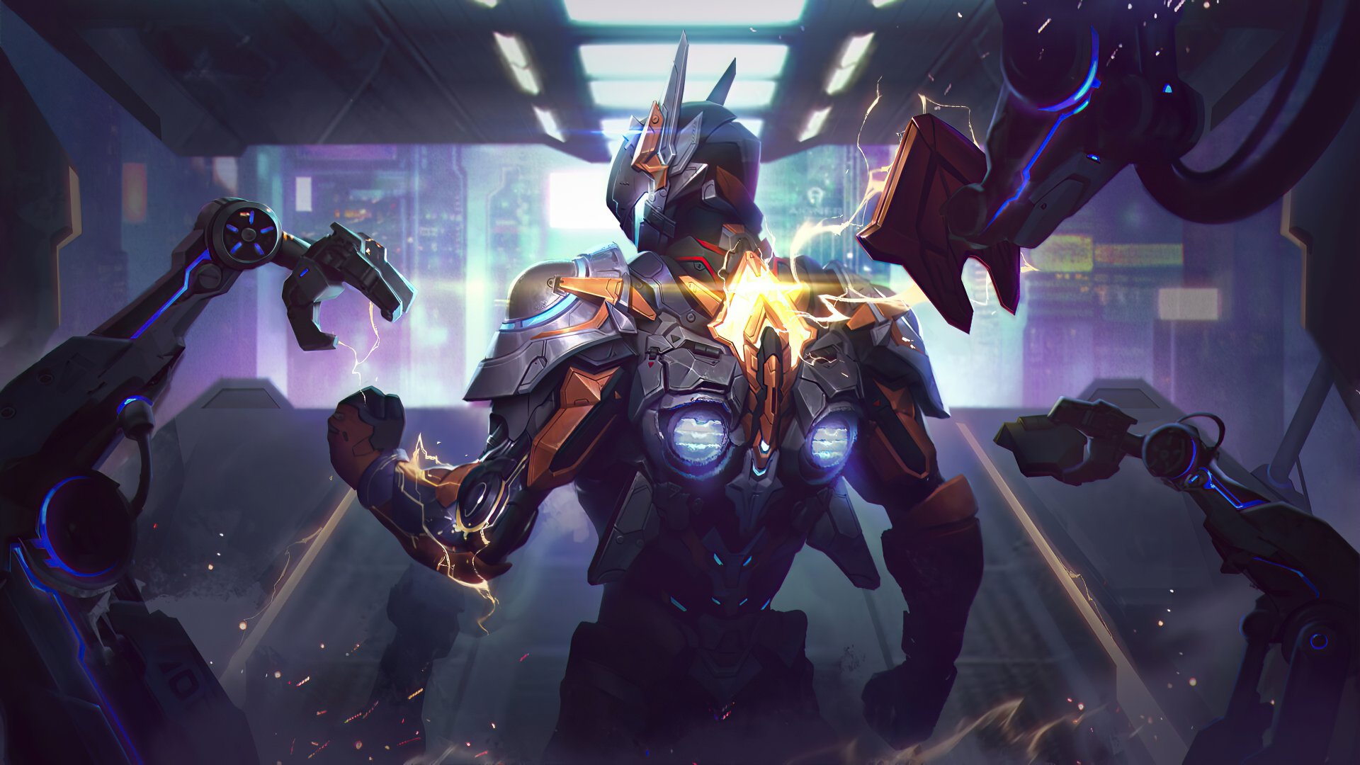 Download Sci Fi Robot 4k Ultra HD Wallpaper by Yoha Xu