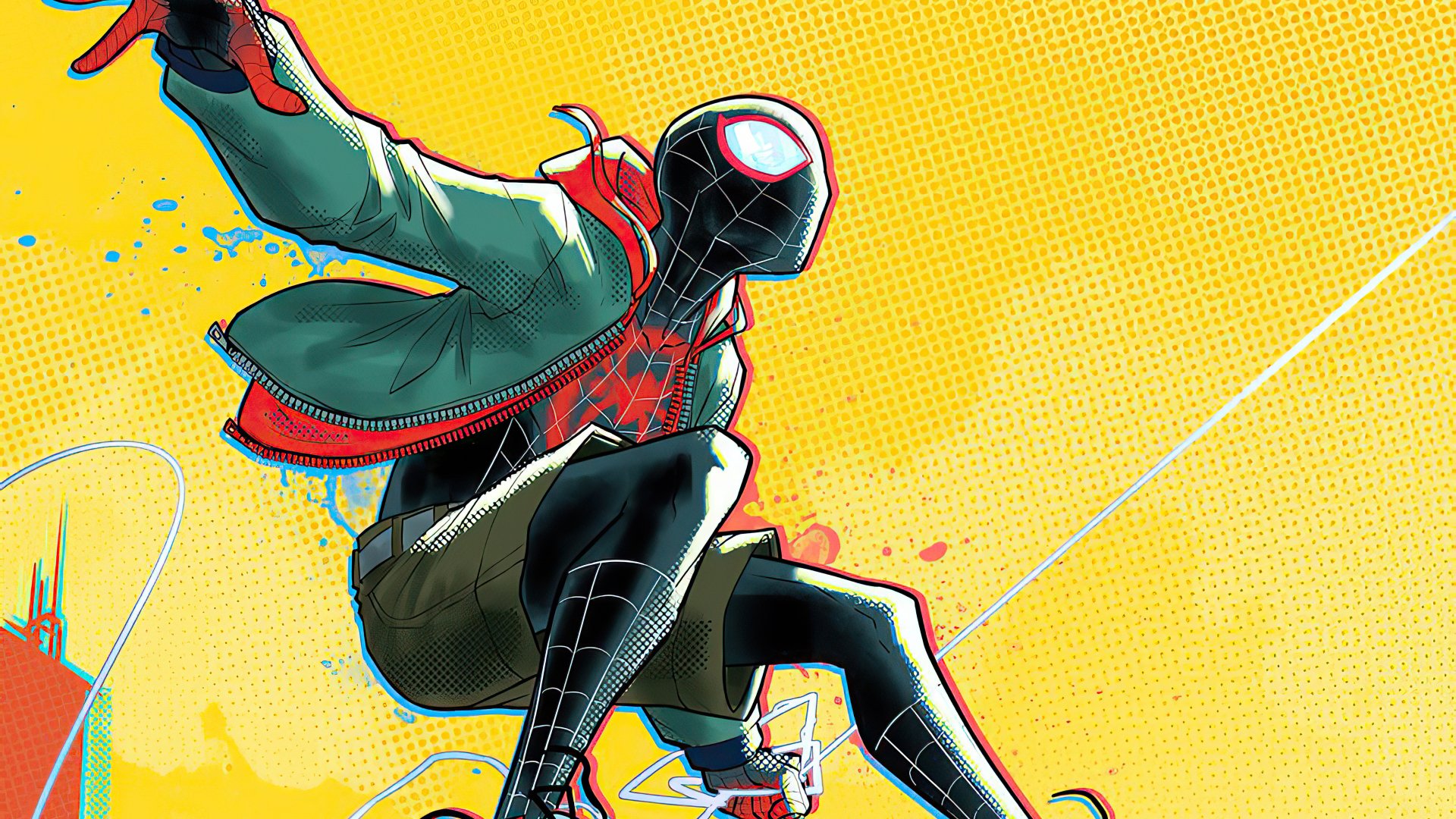 Download Miles Morales Spider Man Movie Spider-Man: Into The Spider-Verse 4k Ultra HD Wallpaper by Joey Vazquez