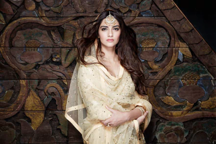 brown eyes brunette Bollywood actress Indian Celebrity Sonam Kapoor HD Desktop Wallpaper | Background Image